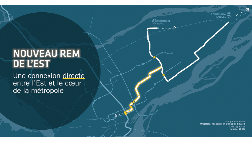 Un nouveau projet pour un meilleur REM de l'Est, à Montréal Pieuvre.ca